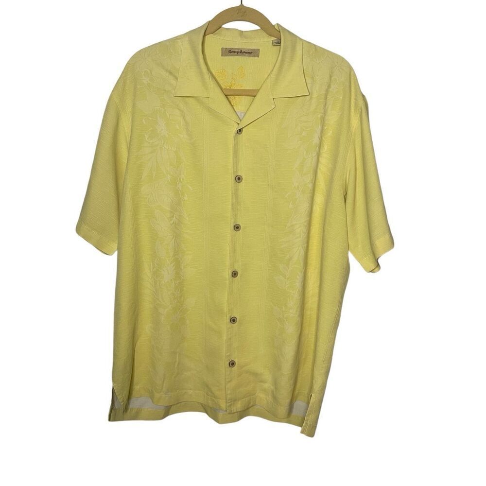 Tommy Bahama 100% Silk Hawaiian Camp Shirt Men's Size L